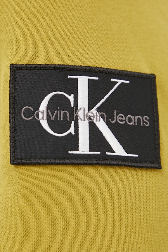 Bavlnená mikina Calvin Klein Jeans J30J323430 zelená