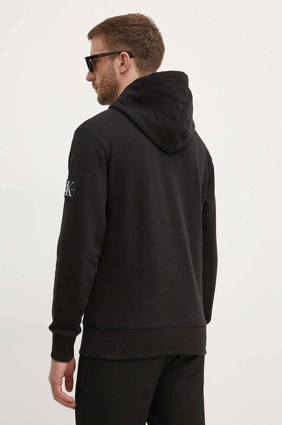 Odjeća Pamučna dukserica Calvin Klein Jeans J30J323430 crna