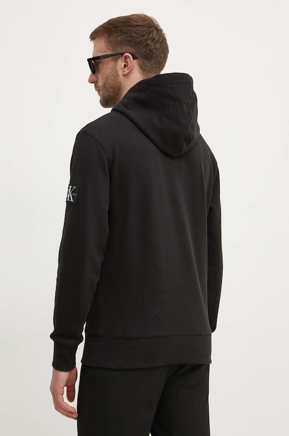 Odjeća Pamučna dukserica Calvin Klein Jeans J30J323430 crna