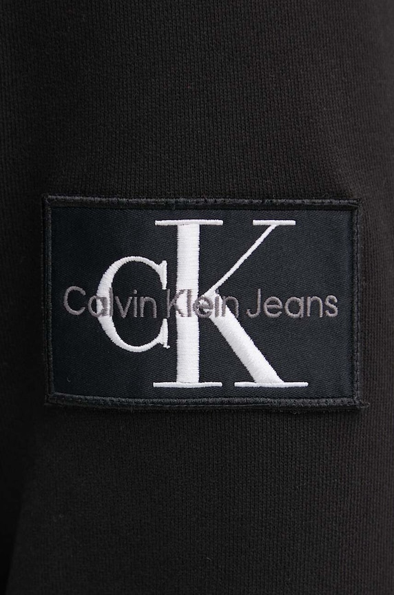 Pamučna dukserica Calvin Klein Jeans J30J323430 crna
