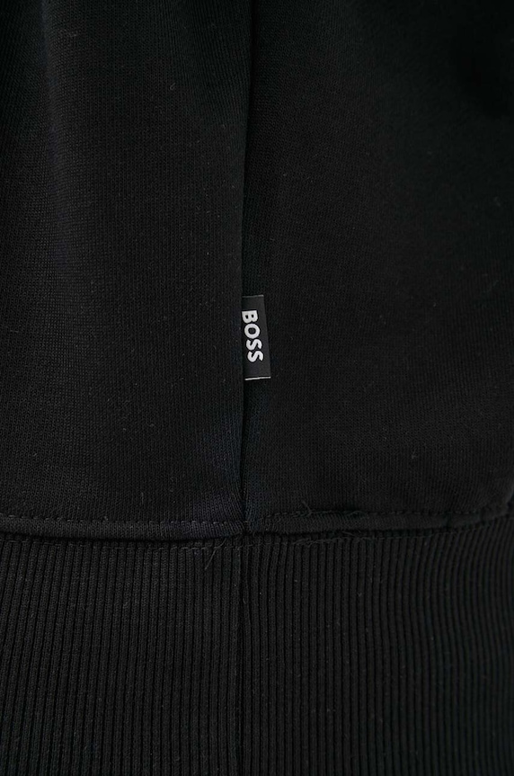 BOSS bluza bawełniana 50496661 czarny
