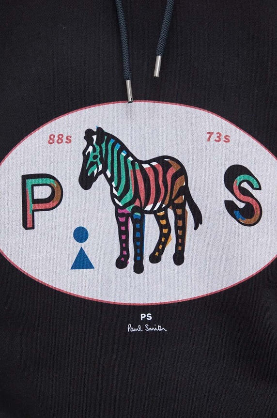 PS Paul Smith pamut melegítőfelső M2R.694R.LP4045 fekete