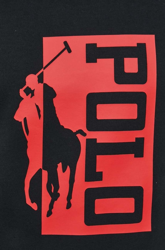 Μπλούζα Polo Ralph Lauren 710909595 μαύρο