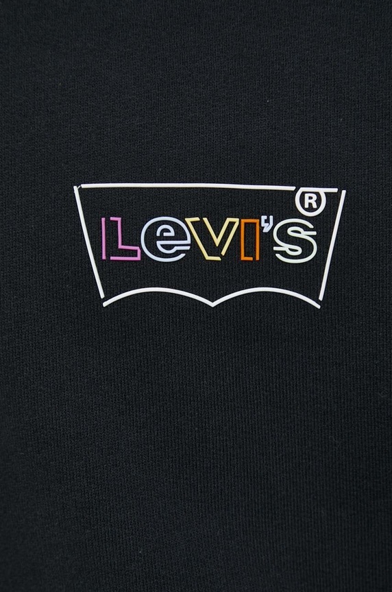 Levi's pamut melegítőfelső 38479.0254 fekete