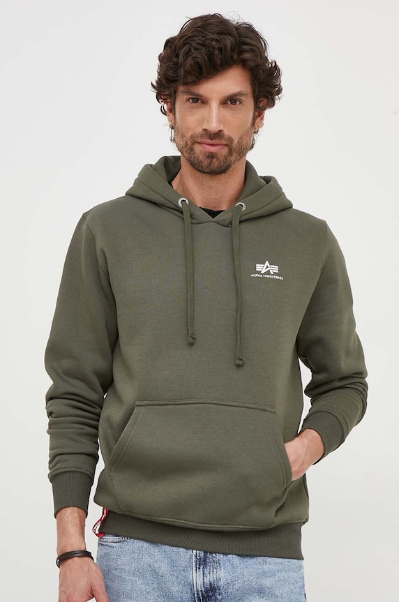 Pulover Alpha Industries zelena 196318.142