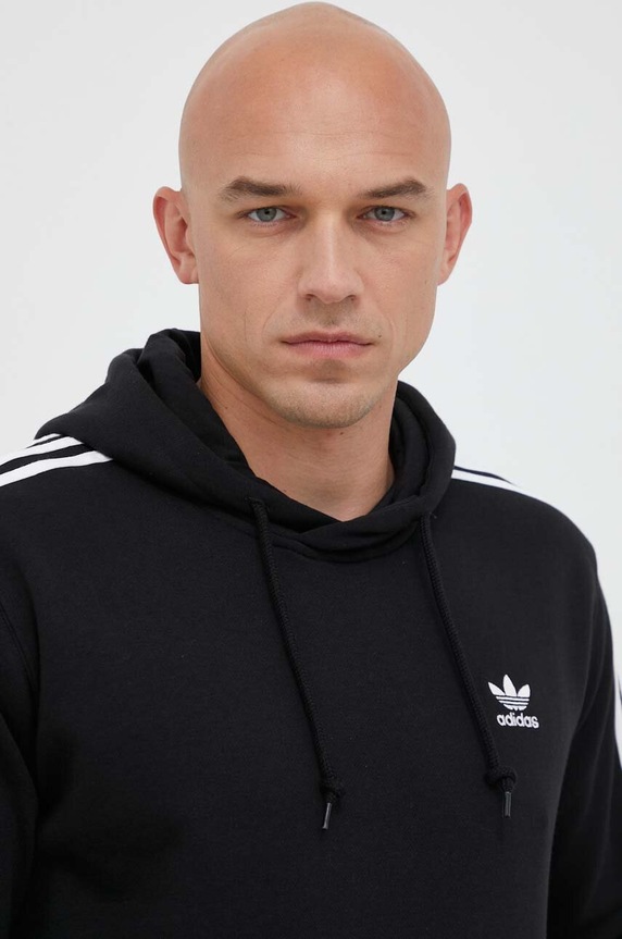 Dukserica adidas Originals 3-Stripes crna IM2088