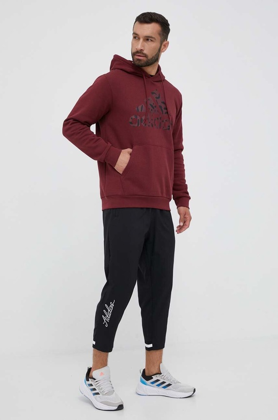 adidas bluza IP8342 bordowy AW23