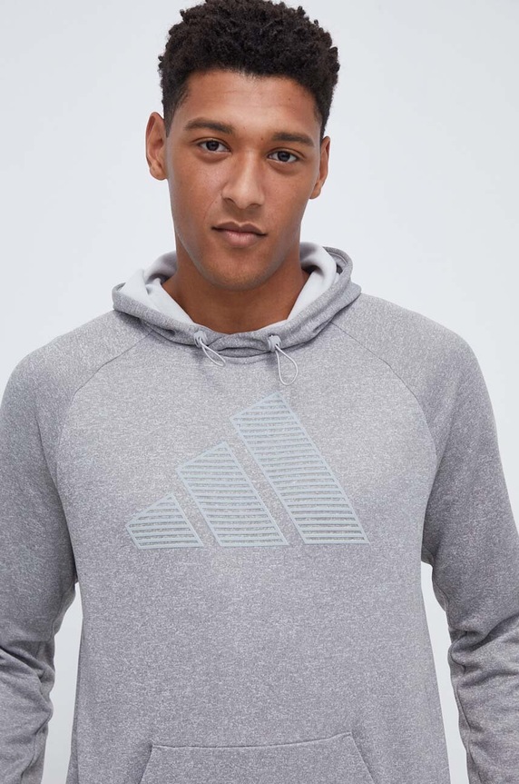 Odzież adidas Performance bluza treningowa IM1775 szary