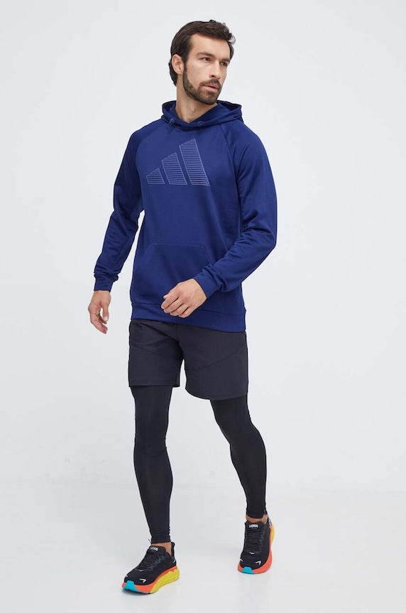 Dukserica za trening adidas Performance IM1778 mornarsko plava AW23