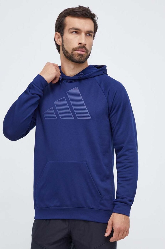 Dukserica za trening adidas Performance mornarsko plava IM1778