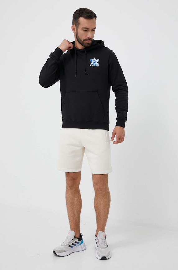 Bavlnená mikina adidas Originals II8168 čierna AW23