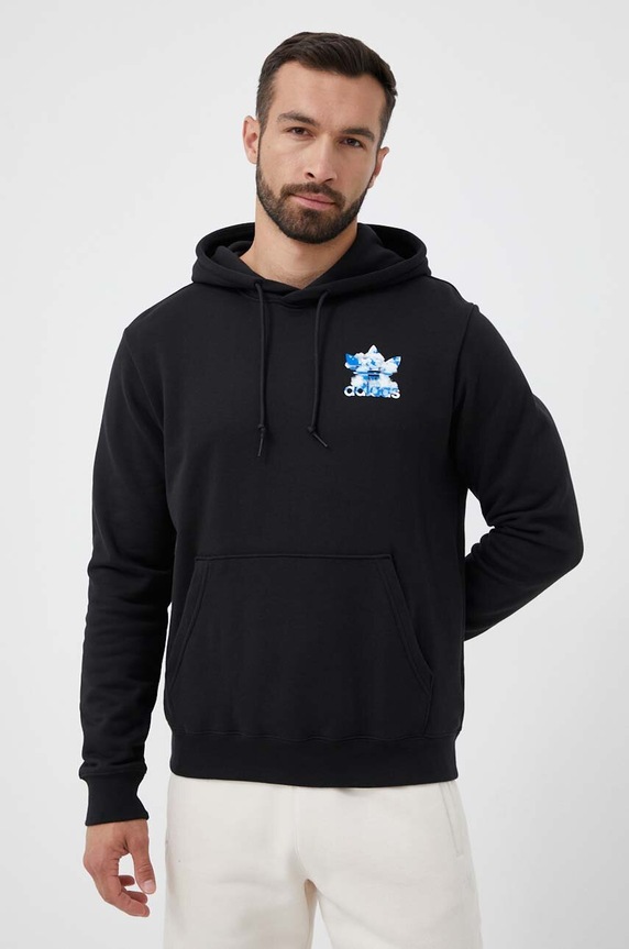 Oblečenie Bavlnená mikina adidas Originals II8168 čierna