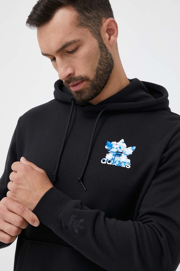 Bavlnená mikina adidas Originals čierna II8168