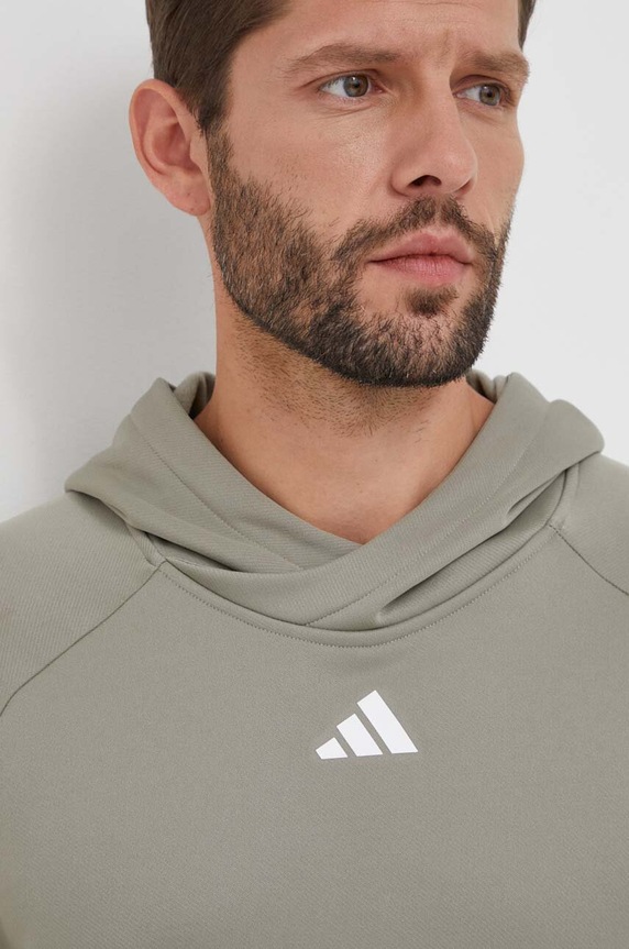 adidas Performance bluza treningowa Train Icons IJ8115 zielony