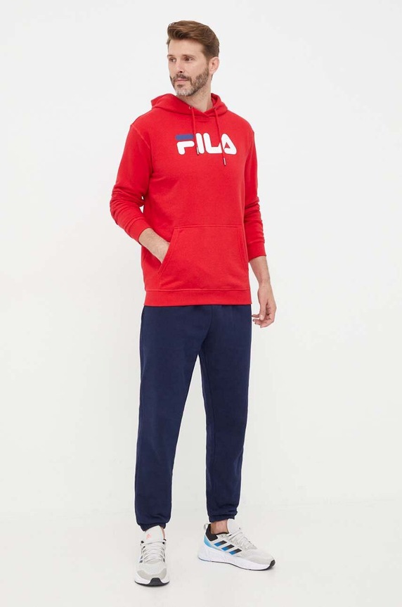 Dukserica Fila FAU0068.9BYX crvena AW23