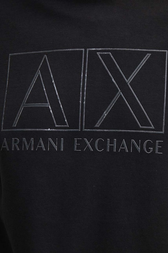 Dukserica Armani Exchange 6RZMHJ.ZJDJZ crna