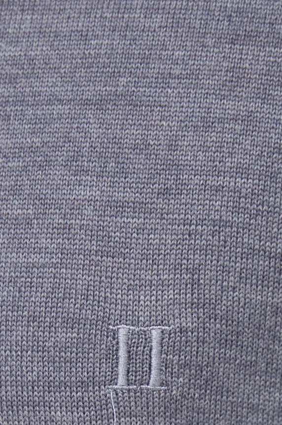 Les Deux sweter wełniany LDM310094 szary