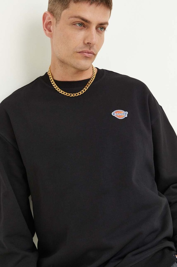 Pamučna dukserica Dickies crna DK0A4YLZ