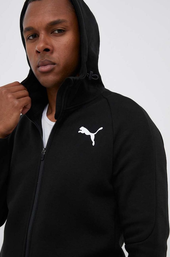 Puma felső nyomtatásos fekete 585812