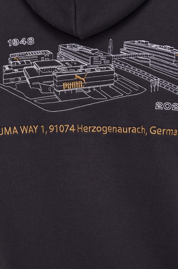Βαμβακερή μπλούζα Puma 621740 μαύρο
