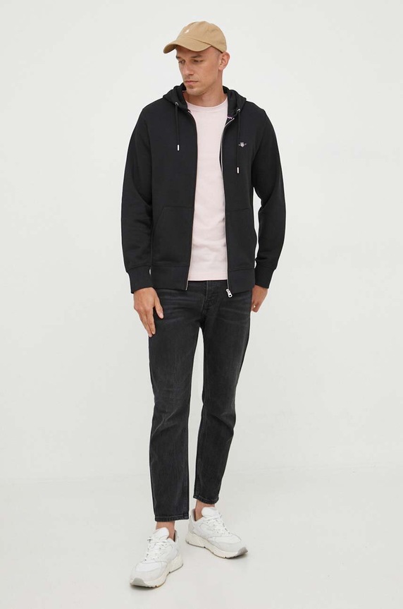 Gant bluza 2007059 czarny SS26