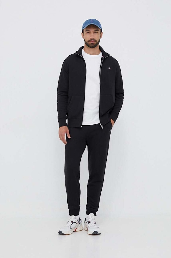 Μπλούζα Gant 2008006 μαύρο SS26