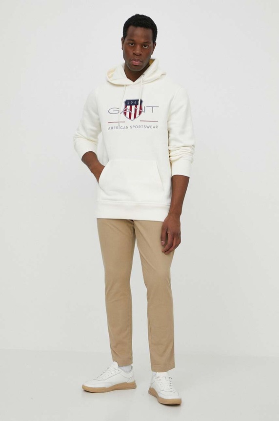 Gant bluza pozostałe beżowy 2047082