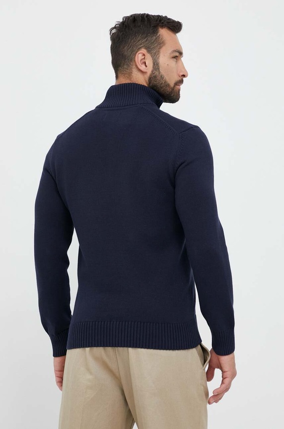 Odzież Gant sweter bawełniany 8030170 granatowy