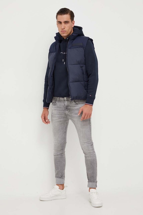 Dukserica Tommy Hilfiger MW0MW32673 mornarsko plava AW25