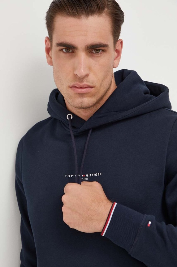 Dukserica Tommy Hilfiger mornarsko plava MW0MW32673