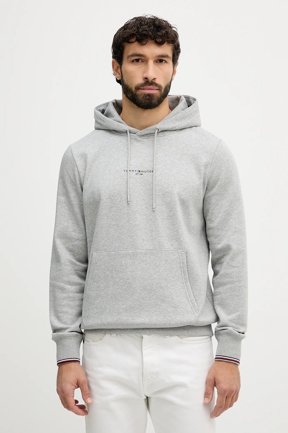 Tommy Hilfiger bluză gri MW0MW32673