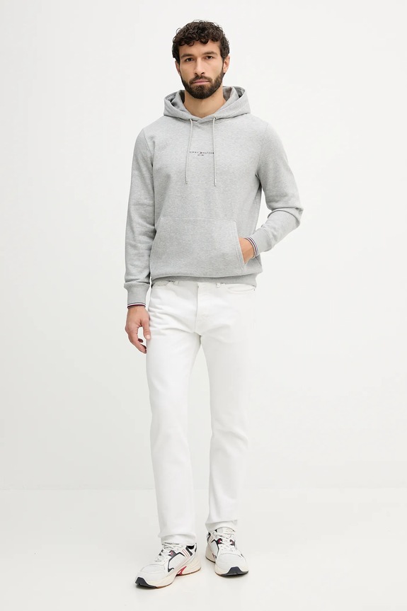 Tommy Hilfiger bluză MW0MW32673 gri AW25