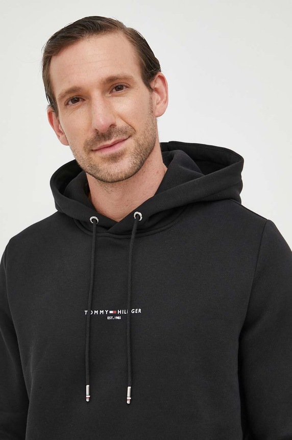 Μπλούζα Tommy Hilfiger μαύρο MW0MW32673
