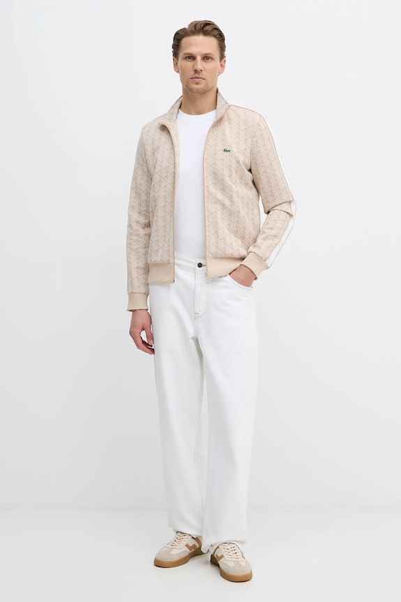 Lacoste bluza SH1368 beżowy SS26