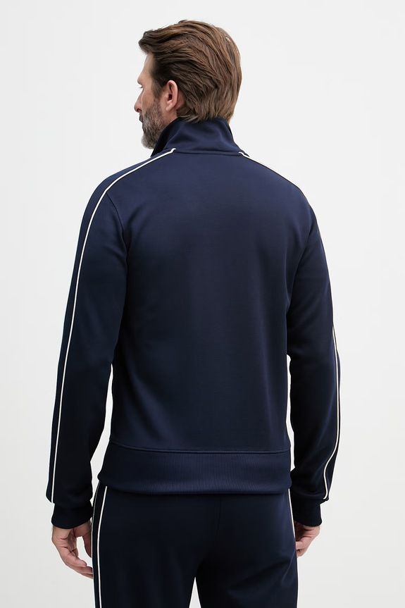 Oblečenie Lacoste mikina na zips pánska SH1457 tmavomodrá