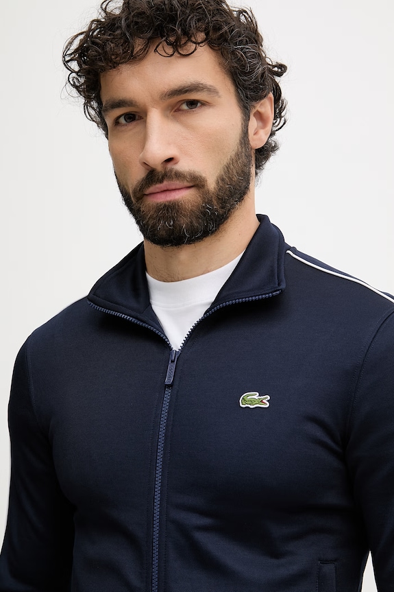 Lacoste Μπλούζα με κουμπιά ανδρική σκούρο μπλε SH1457
