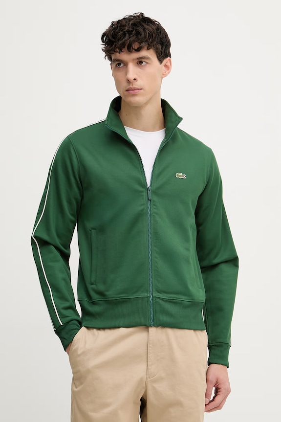 Lacoste hanorac cu fermoar bărbătesc verde SH1457