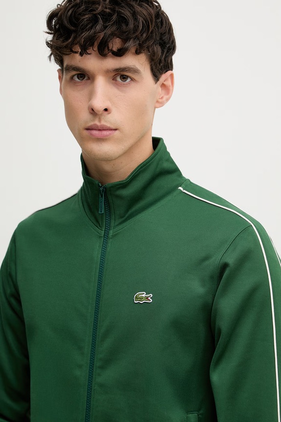 Lacoste hanorac cu fermoar bărbătesc verde SH1457