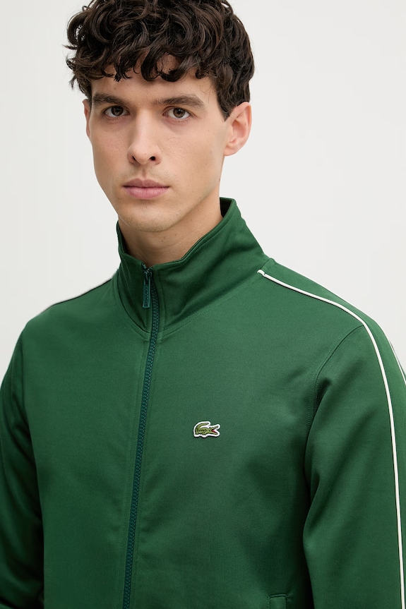 Lacoste hanorac cu fermoar bărbătesc verde SH1457