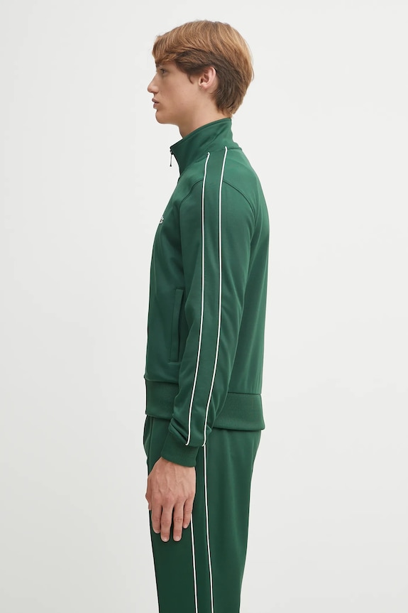 Lacoste кофта на замке мужская SH1457 зелёный SS26