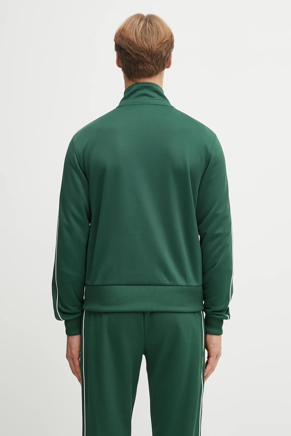 Одежда Lacoste кофта на замке мужская SH1457 зелёный