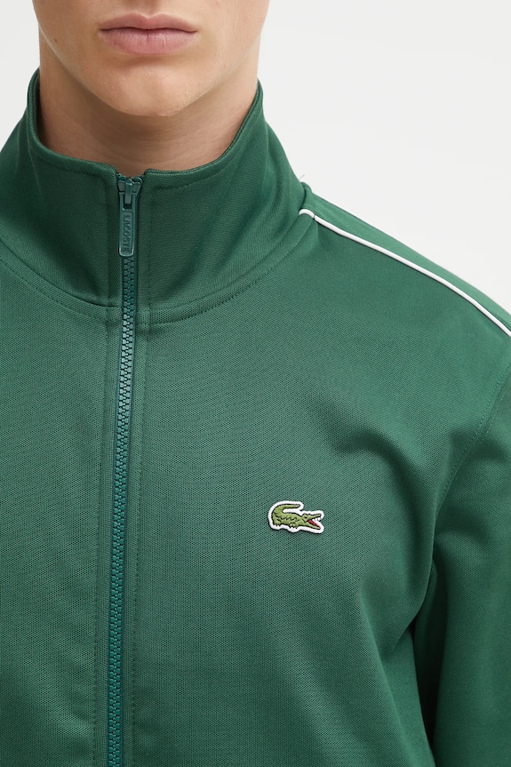 Lacoste кофта на замке мужская зелёный SH1457