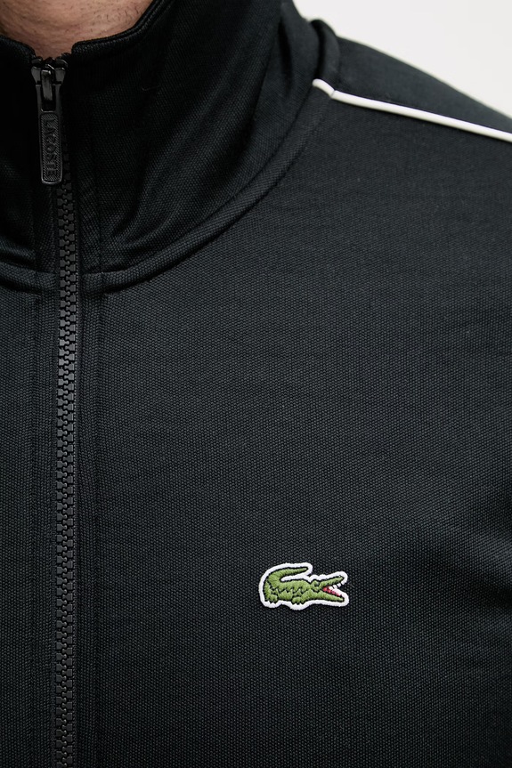 Lacoste mikina na zips pánska SH1457 čierna