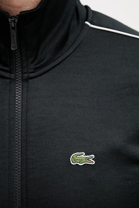 Lacoste mikina na zips pánska SH1457 čierna