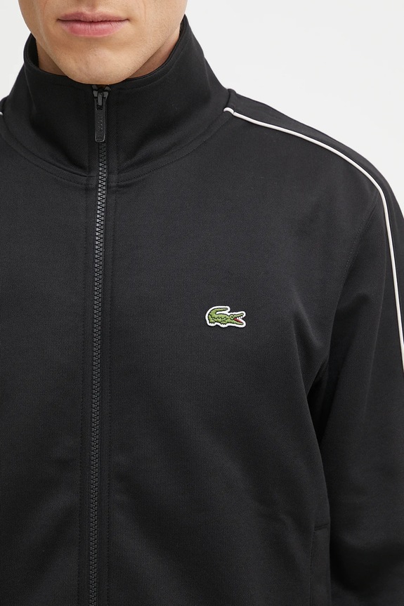 Lacoste hanorac cu fermoar bărbătesc negru SH1457