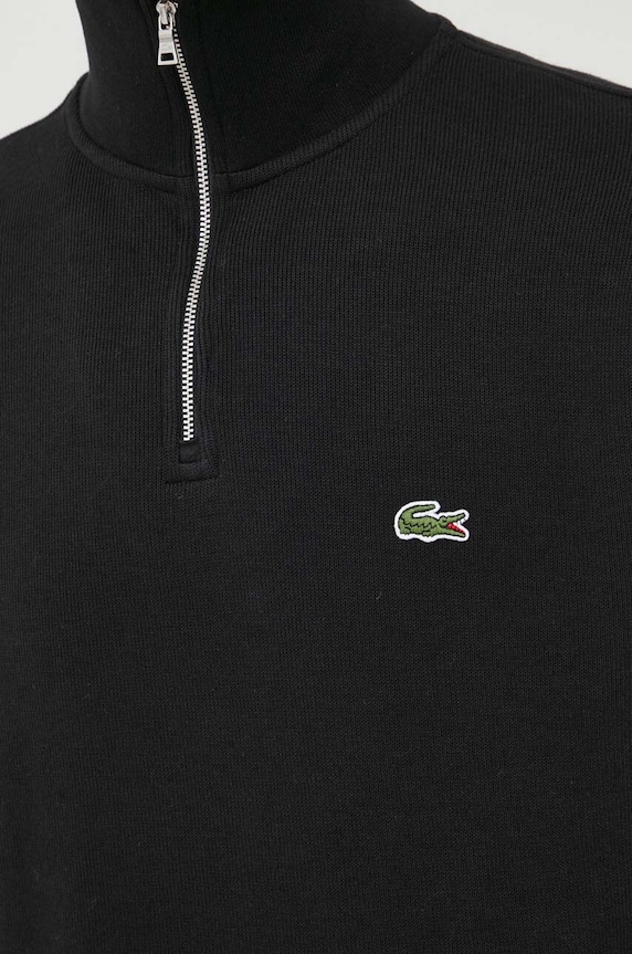 Lacoste sweter bawełniany SH1927 czarny