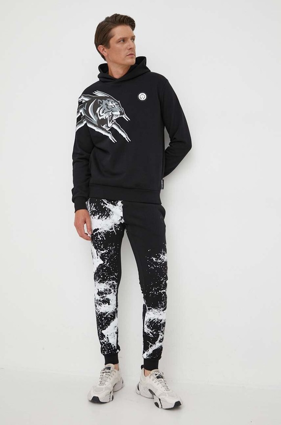 PLEIN SPORT felpa FACC.MJB3061.SJO001N nero AW23
