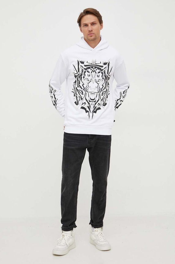 Μπλούζα PLEIN SPORT AACC.MJB3106.SJO001N λευκό AW23