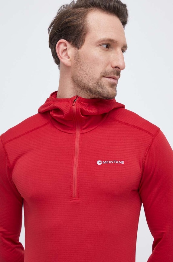 Športni pulover Montane Protium Lite MPRLH15 rdeča AW23