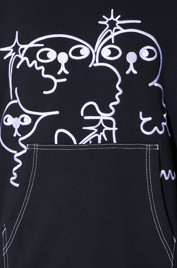 Taikan cotton sweatshirt Taikan By Joshua "Running" Hoodie TH0006.BLKCST
